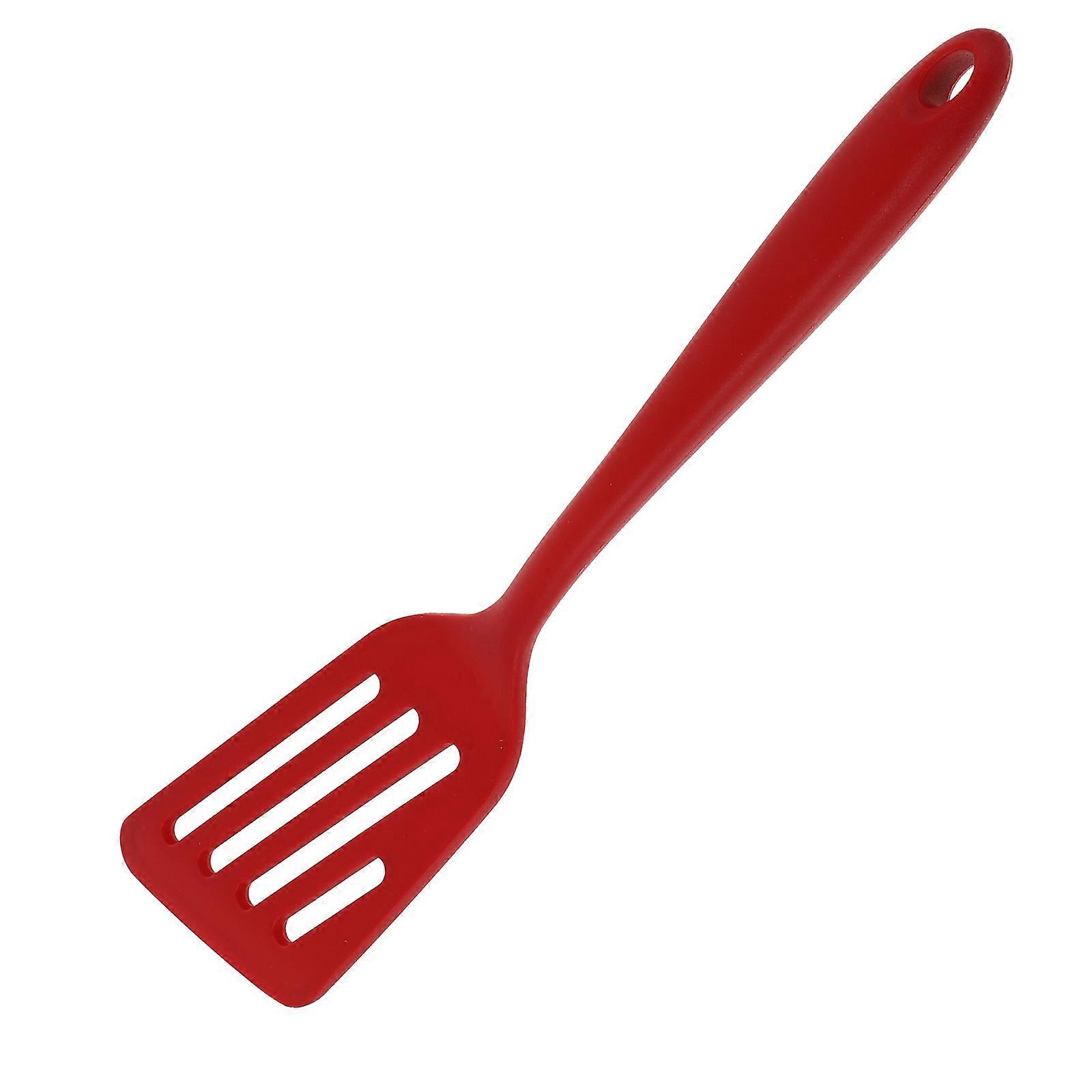 Red Silicone Spatula Kitchen Tool for Cooking Use 2Pcs Multifunction