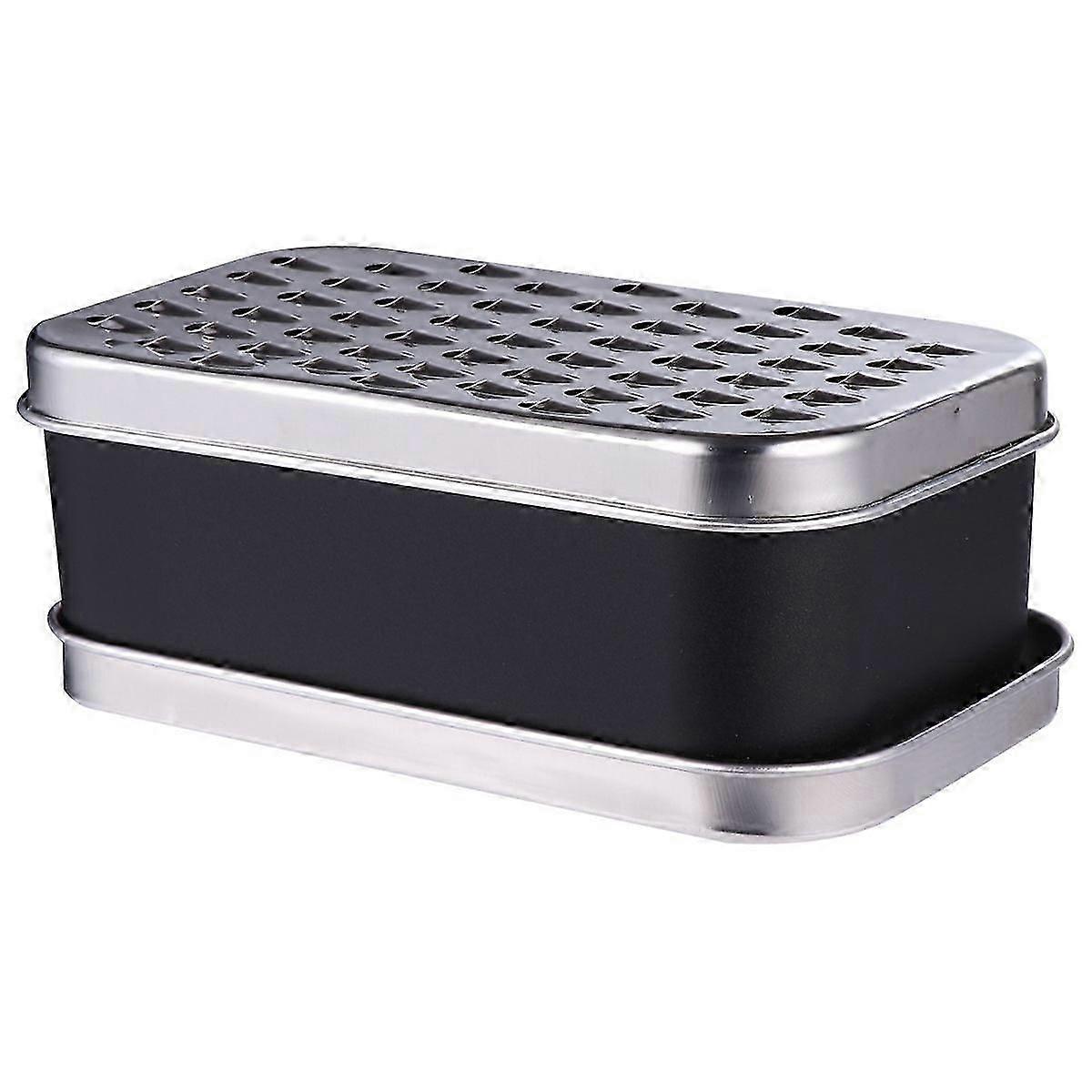 1pc Kitchen Chees Vegetable Grater Storage Container Design Auxiliary Tool