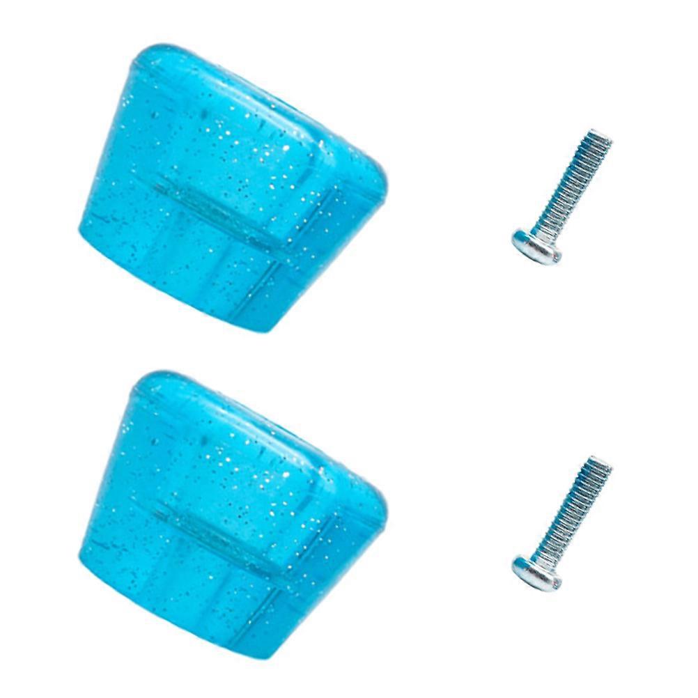 Versatile Roller Skating Brake Cushion For Skating Enthusiasts In Blue Featuring Quick Stop Functionality 1 Set