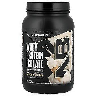 NutraBio, Proteína Isolada do Soro do Leite, Baunilha Cremosa, 907 g (2 lb)