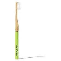 HeadLess Bamboo Toothbrush with Green Head 1 unit