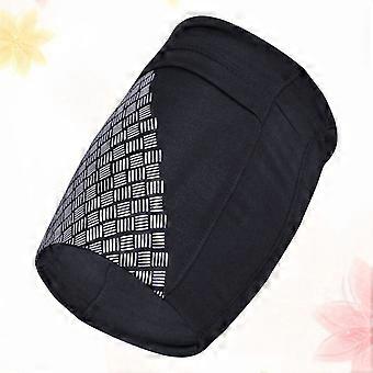 Reflective Phone Arm Bag for Running and Fitness, Polyester Cell Phone Key Storage Bag, Black Size S