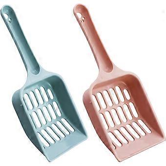 2-Piece Cat Litter Scoop, Deep Cat Litter Scoop, Plastic Cat Litter Scoop
