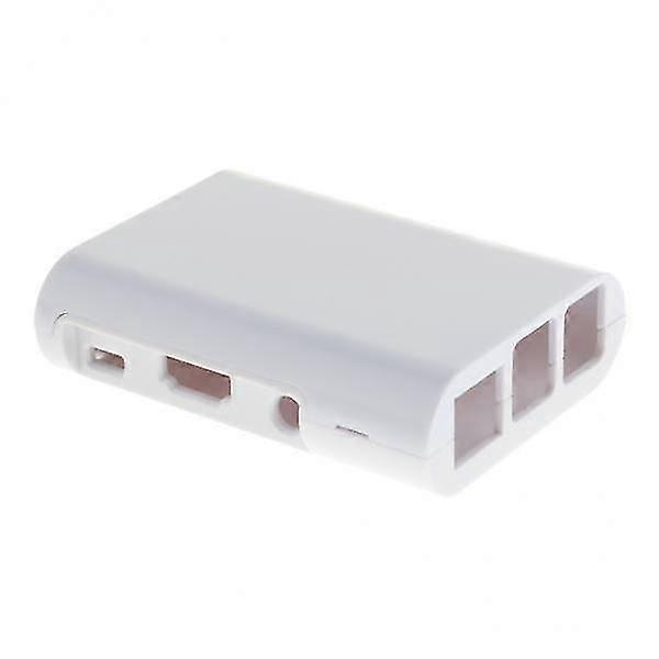 2X Protector Shell Cover Case Enclosure Compatible withRaspberry Pi 3 /2 Model B/B+ White