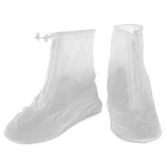 Waterproof Anti-Slip Shoe Covers, Foldable Reusable PVC Boots for Rain and Snow, Adults Size