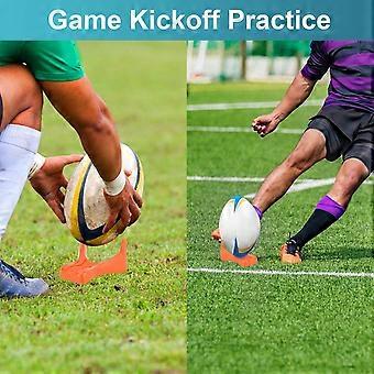 Présentoir pour ballons de football et de rugby de toutes tailles - Support pour équipement d'entraînement au coup d'envoi