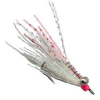 Reflective Streamer Fishing Lure - Stainless Steel Hook - Saltwater Freshwater