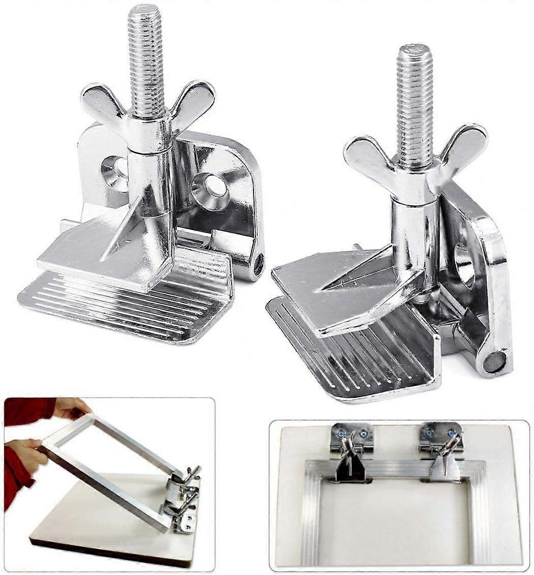 TECHTONGDA 2 pcs Butterfly Frame Hinge Clamp/DIY Tool Silk Screen Printing Hobby Printer