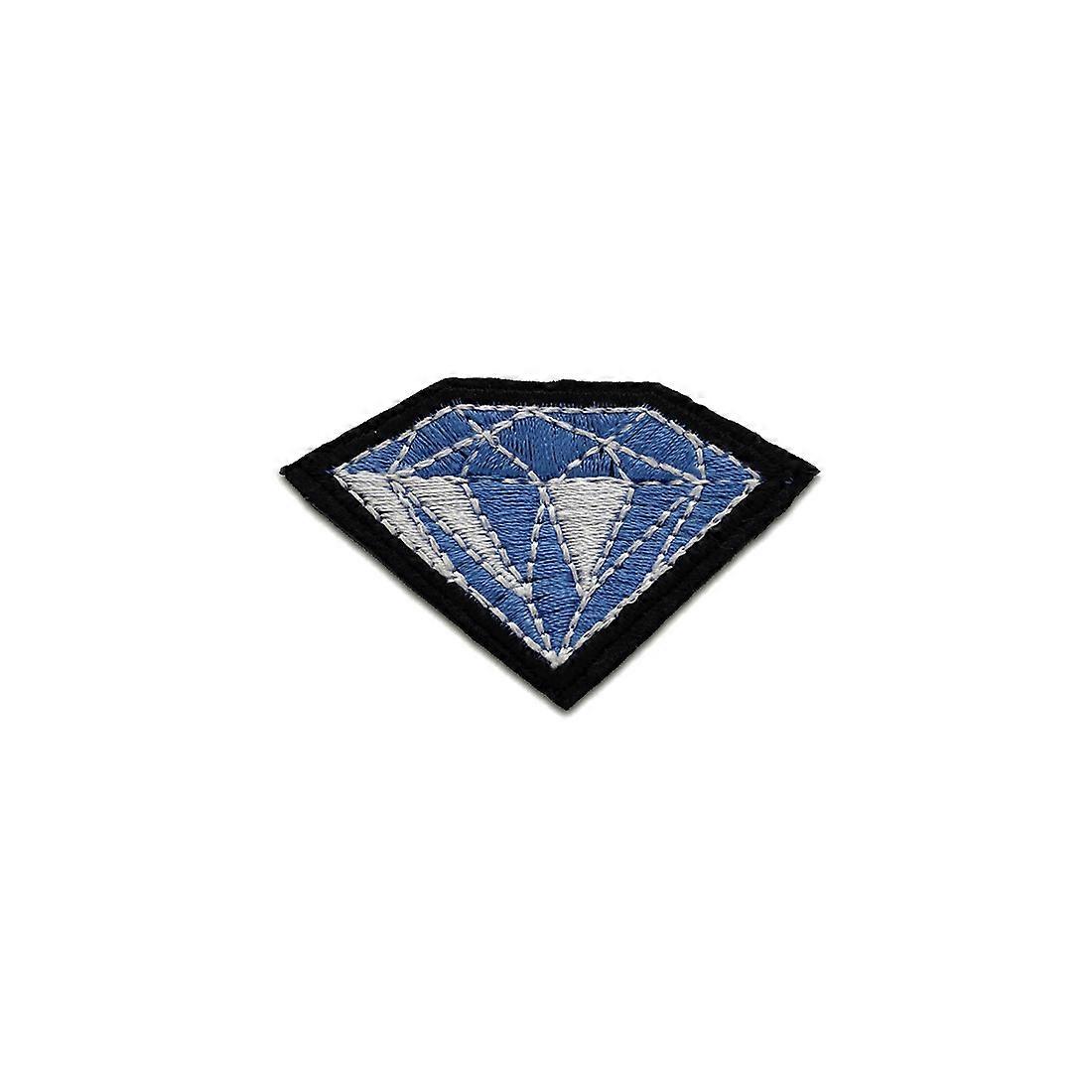 - Diamond Crystal Gemstone - Blå - 5,2x3.8cm - Patch