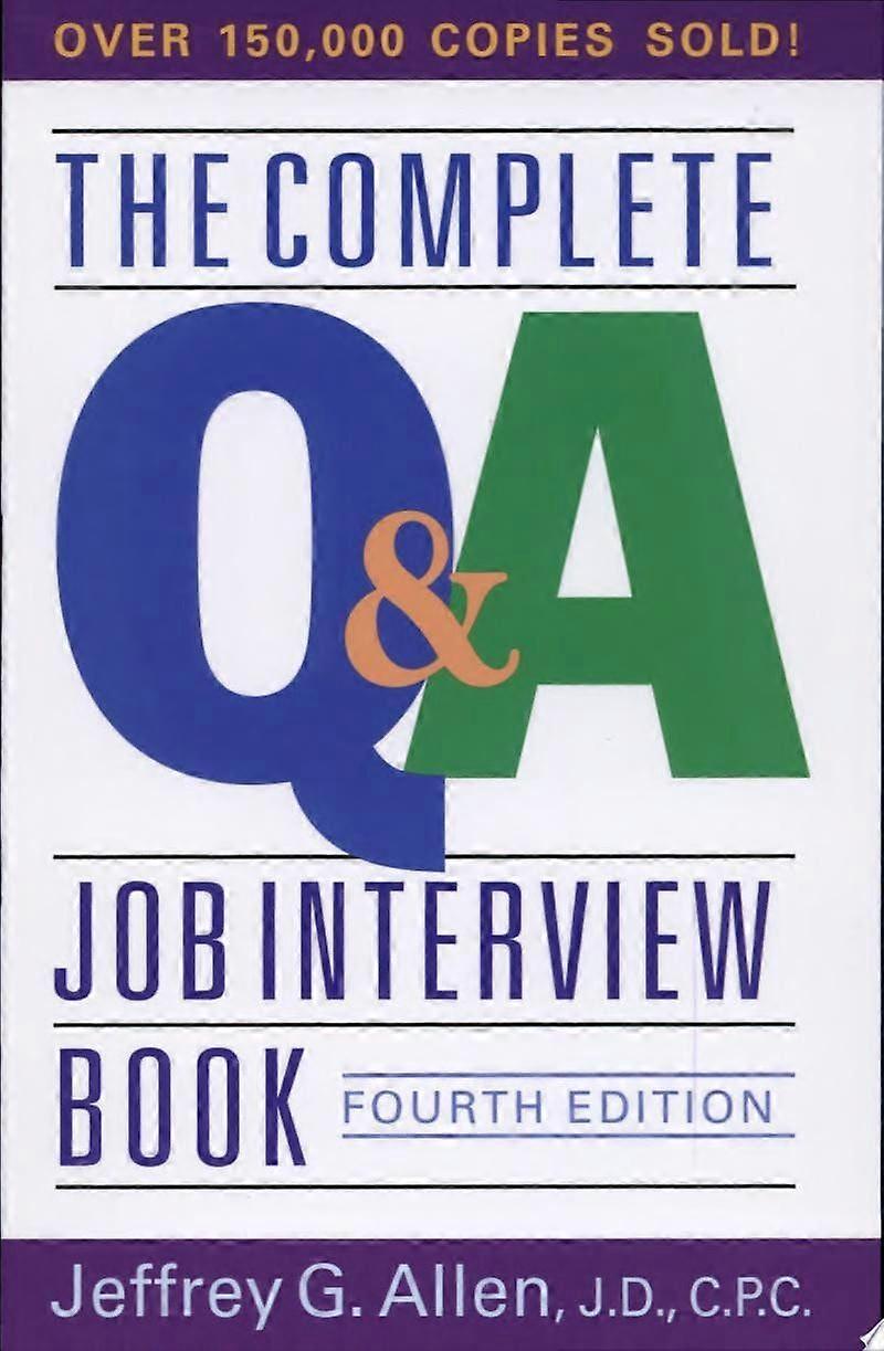 The complete qa job interview book
