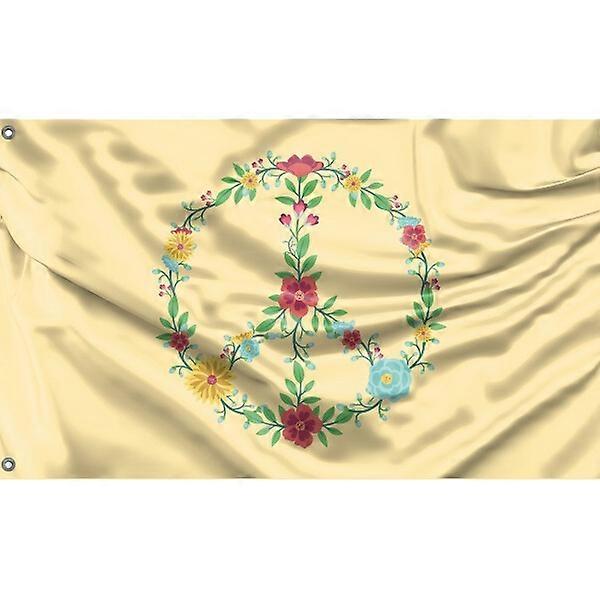 Blumen-Friedenszeichen-Flagge ERT-621