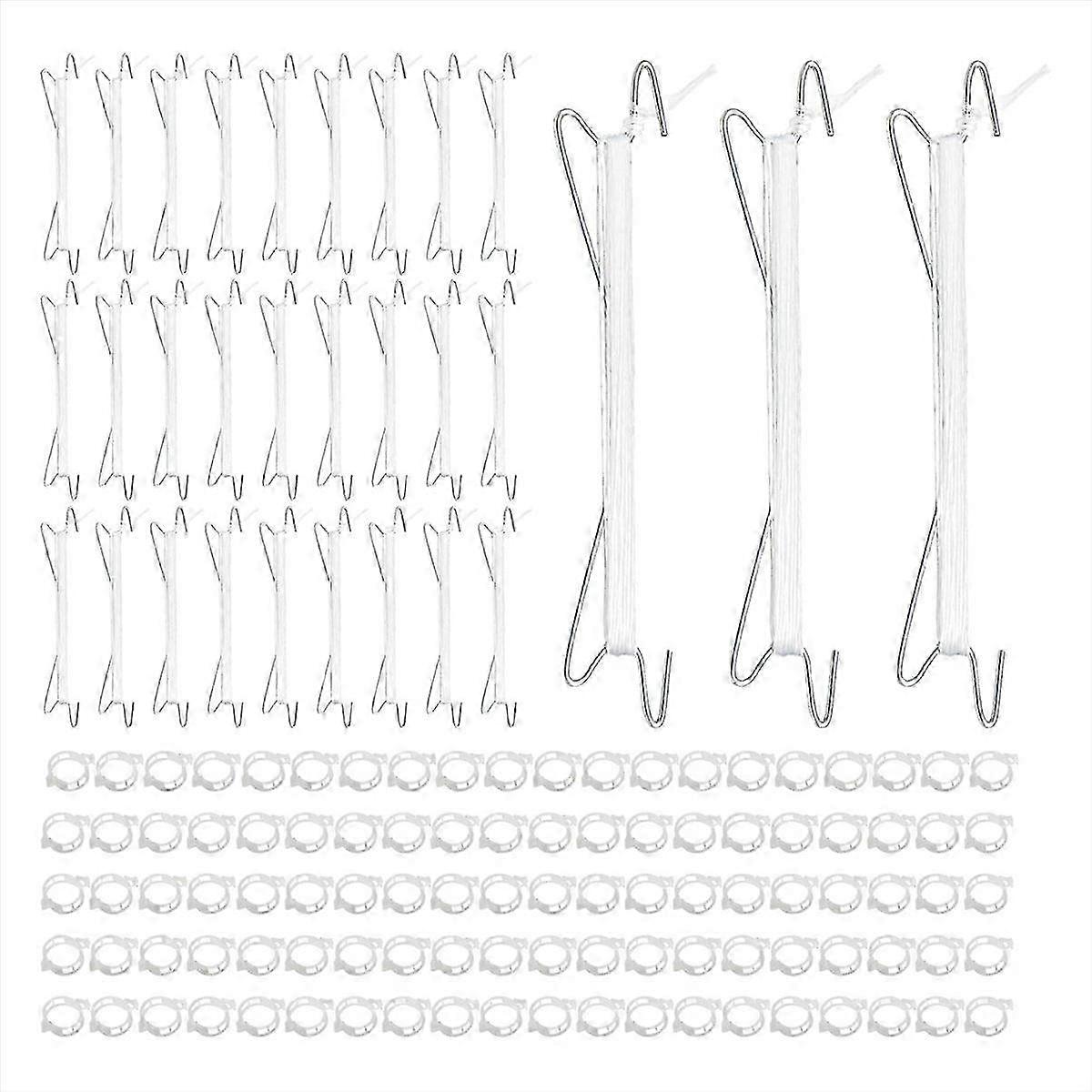 Tomato Hooks with String,Plant Support Clips,Tomato Support Hook