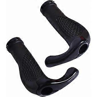 Bicycle Handlebar Grips Set of 2, Ergonomic with Horns