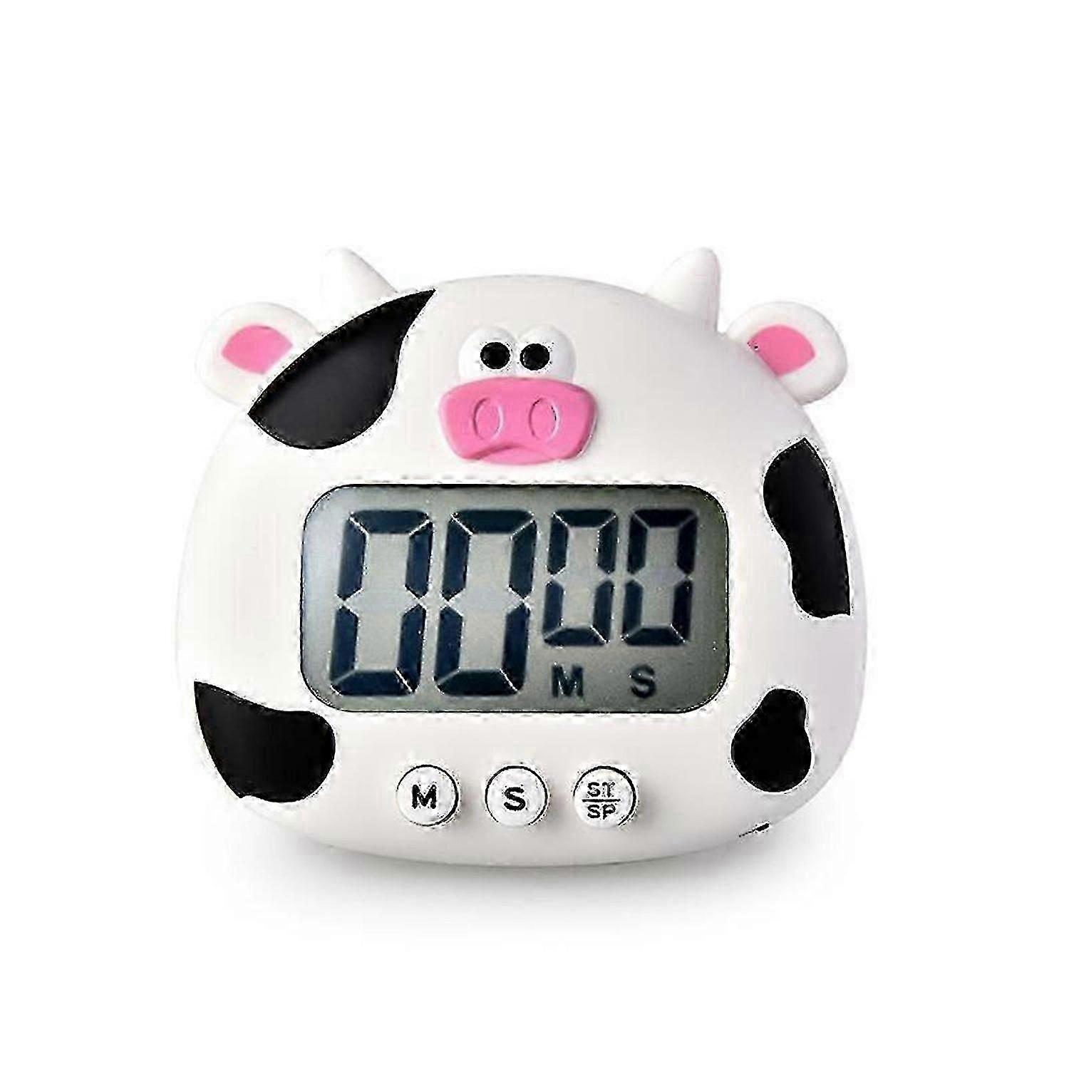 1pcs Cartoon Frog Lcd Digital Display Kitchen Cooking Timer(White),z