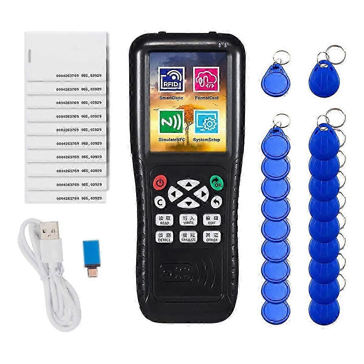 NFC RFID Card Copier Reader Writer,NFC Smart Card Reader Writer RFID Copier, englische Version ICopy X