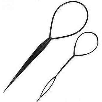 2 PCS Topsy Tail Hair Braiding Tools, Easy Ponytail Makers for Women and Girls