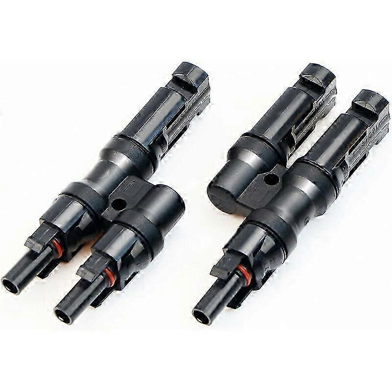 2pcsMMF + FFM Pair Y Connector Plug Connectors compatible with Parallel Connection Between Solar Panels