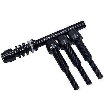 Thru Axle Adapter Compatible Bike Exercise Thru Axle Adapter Black for Cyclists