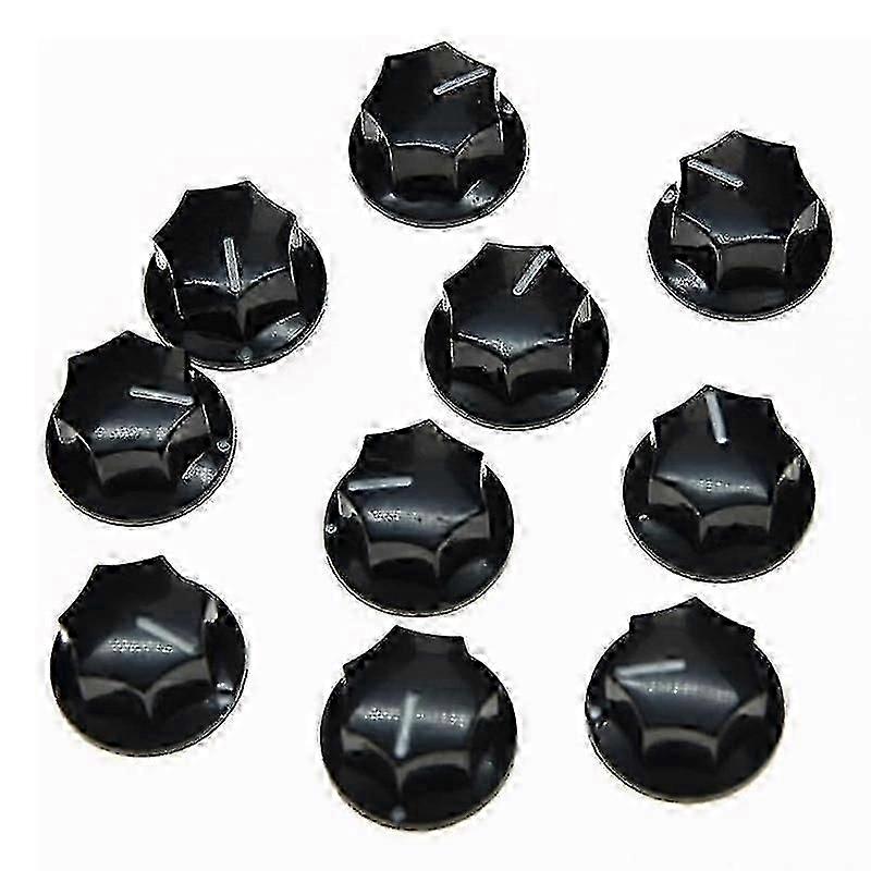 10pcs Amplifier Amp Knobs 10pcs Guitar Bass Tone Volume Control Knobs Brass