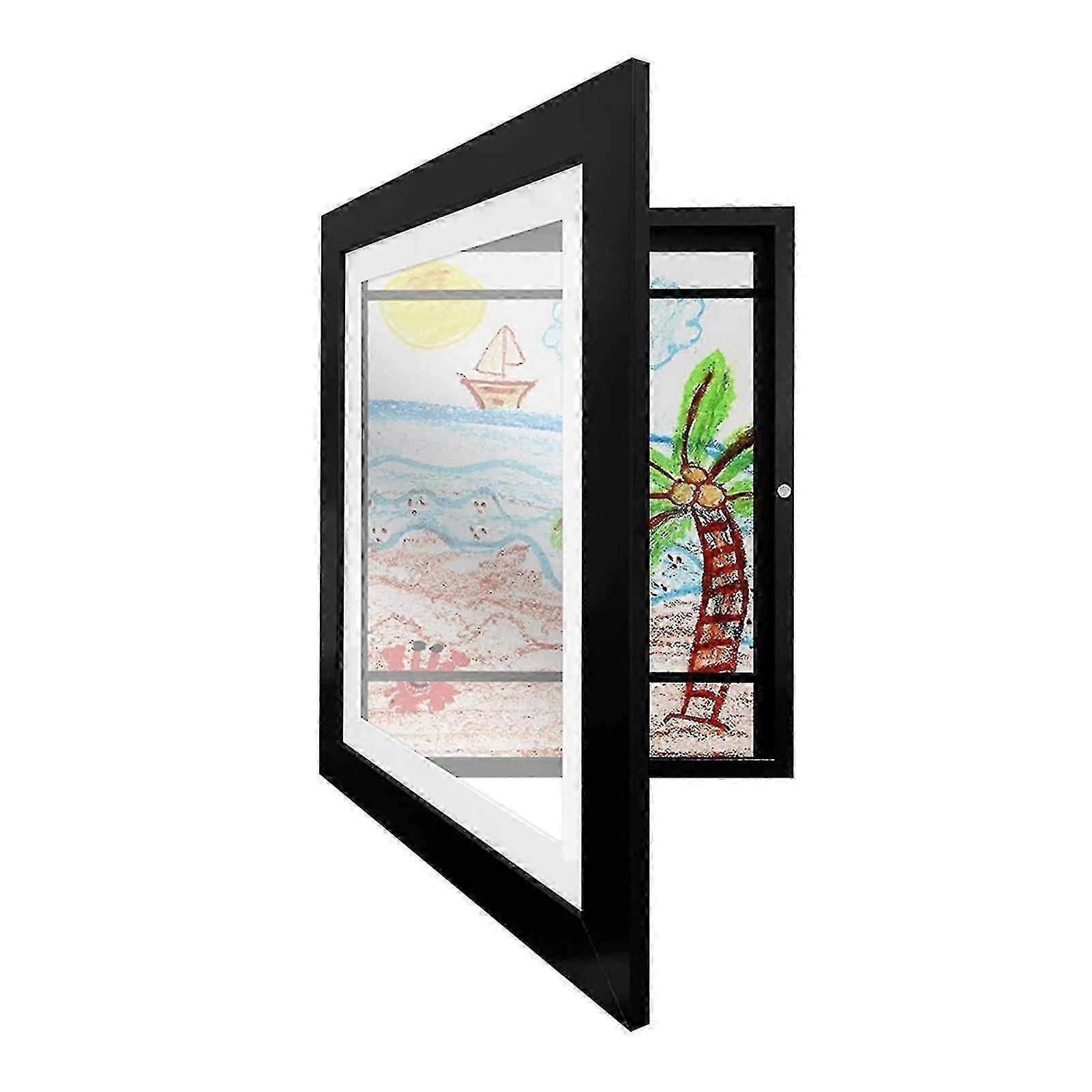 Kids Art Frames Front-Opening Easy Change Drawings Display Frames for Wall Tabletop