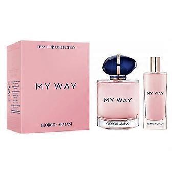 Set Giorgio Armani: My Way Eau De Parfum For Women 90 ml + My Way Eau De Parfum For Women 15 ml