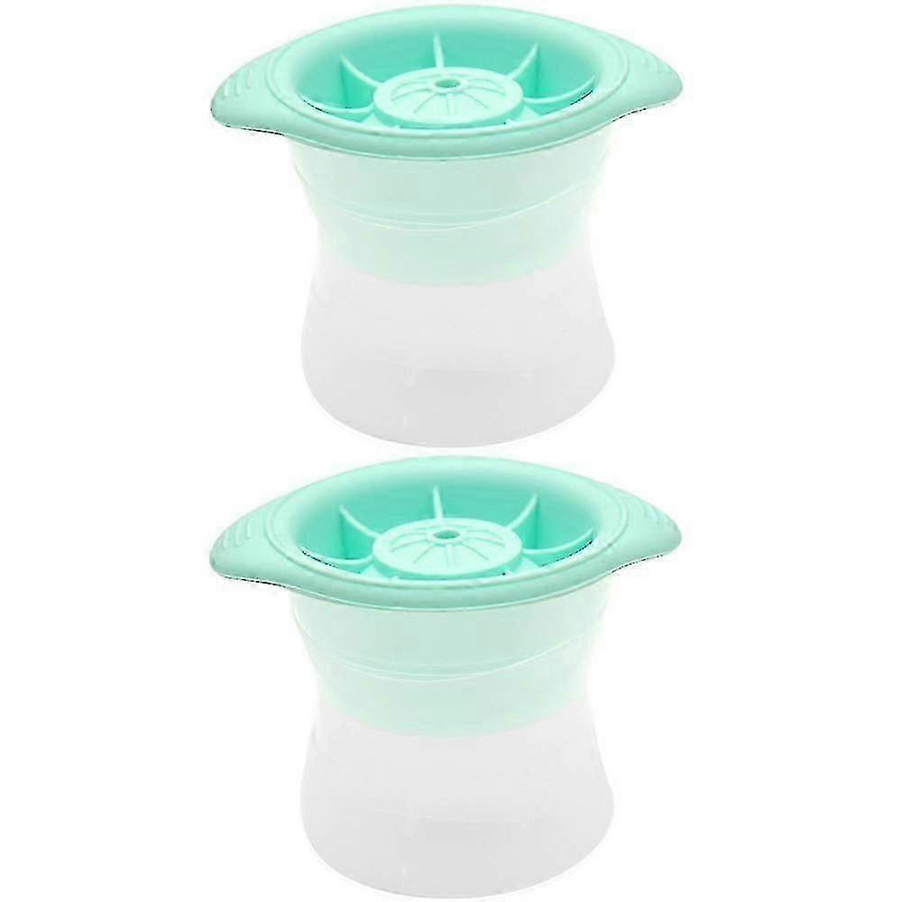 2 Pcs Sphere Ice Molds,ice Ball Round Stackable