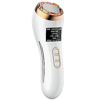 7 In1 EMS Therapy Facial Massager LED Photon Skin Tightening Anti Aging Cleaner Hot Cool Treatment Face Lifting