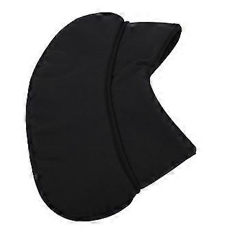 Hockey Neck Guard Cut Proof Neck Protector Breathable Mesh Adjustable Strap for Skateboarding Cycling Baseball Black