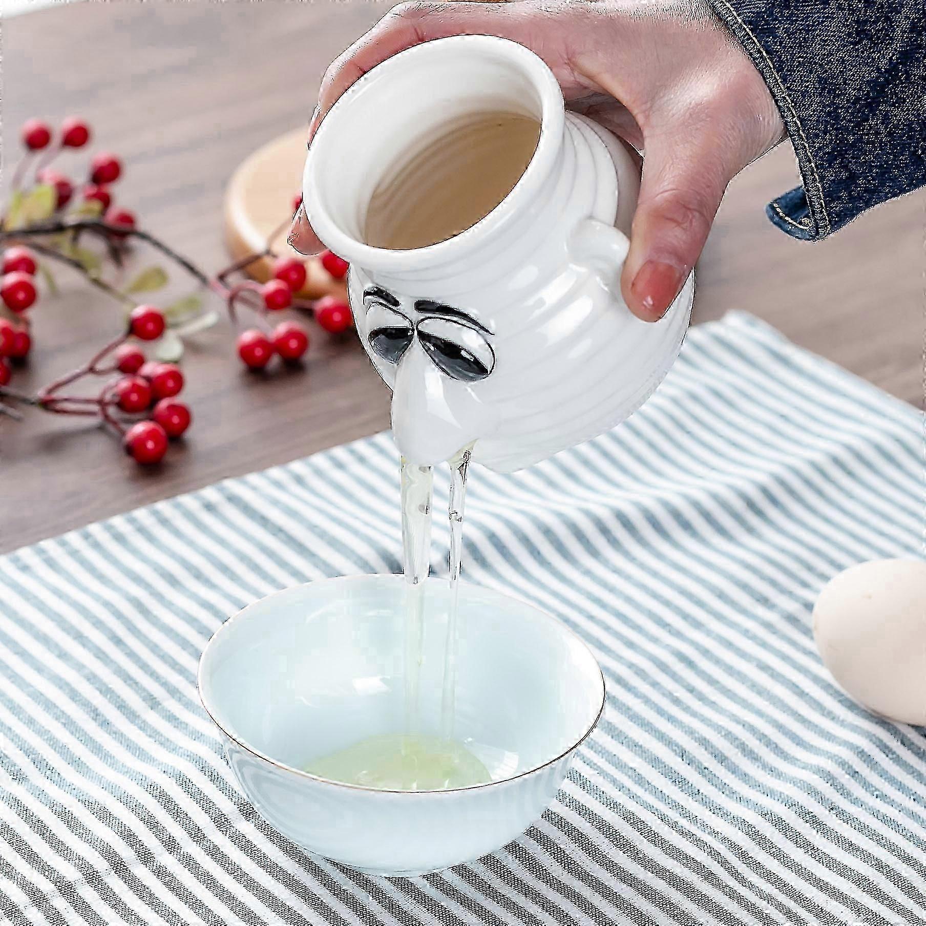 Egg Separator Funny Kitchen Gadget,Snot Nose Egg Separator Tool