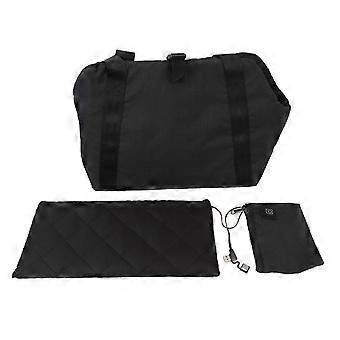 Heated Pet Carrier Bag USB Interface 3 Speed Adjustable Temperature Keeping Warm Pet Travel Carrier Bag with Heating Pad