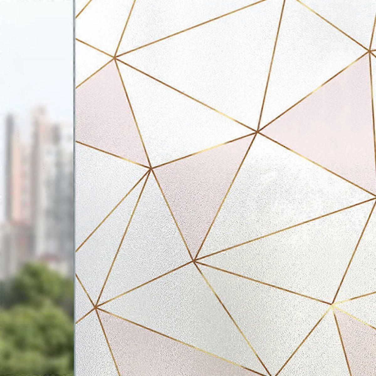 Geometric Pattern Privacy Film, UV Protection, Light Filtering