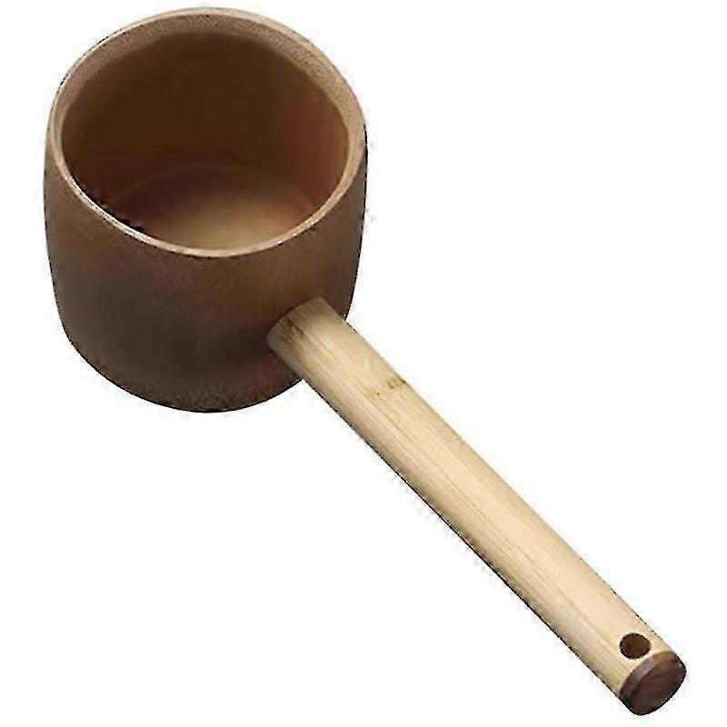 Eco Bamboo Bathing Ladle Ergonomic Grip