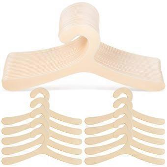 Pet Apparel Hangers Plastic for Drying 40Pcs Dog and Cat Clothes