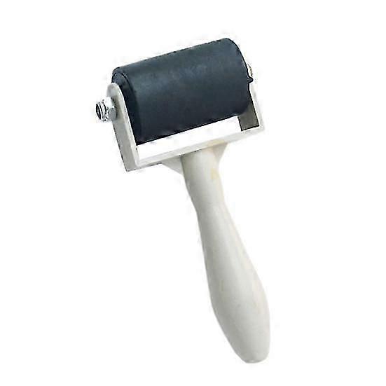 3.5cm Printing Roller Smooth Surface Labor-saving Rubber Multi-purpose Flat Ink Roller for Printmaking
