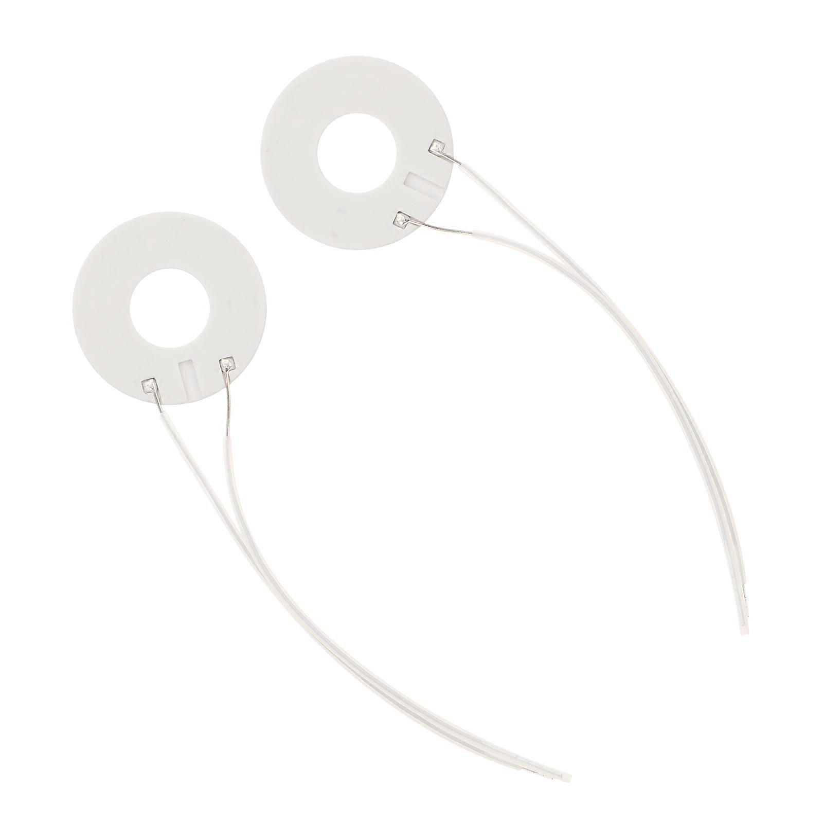 Electric Heating Ring Ceramic Coil Replacement with 2Pcs Heating Plates