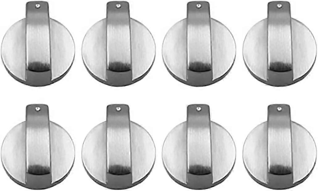 Cooker Hob Knobs Gas Stove Knobs Gas Stove Control Knobs Adaptors Oven Switch(10pcs, silver)