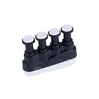Hand Exerciser Strengthener, Adjustable Guitar Finger Strengthener Tool for Guitar Practice Rock Climbing Training and Physical Therapy 1 Pack Black A
