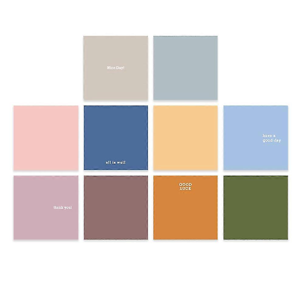 Square Colour Memo Paper 400 Pcs Assorted