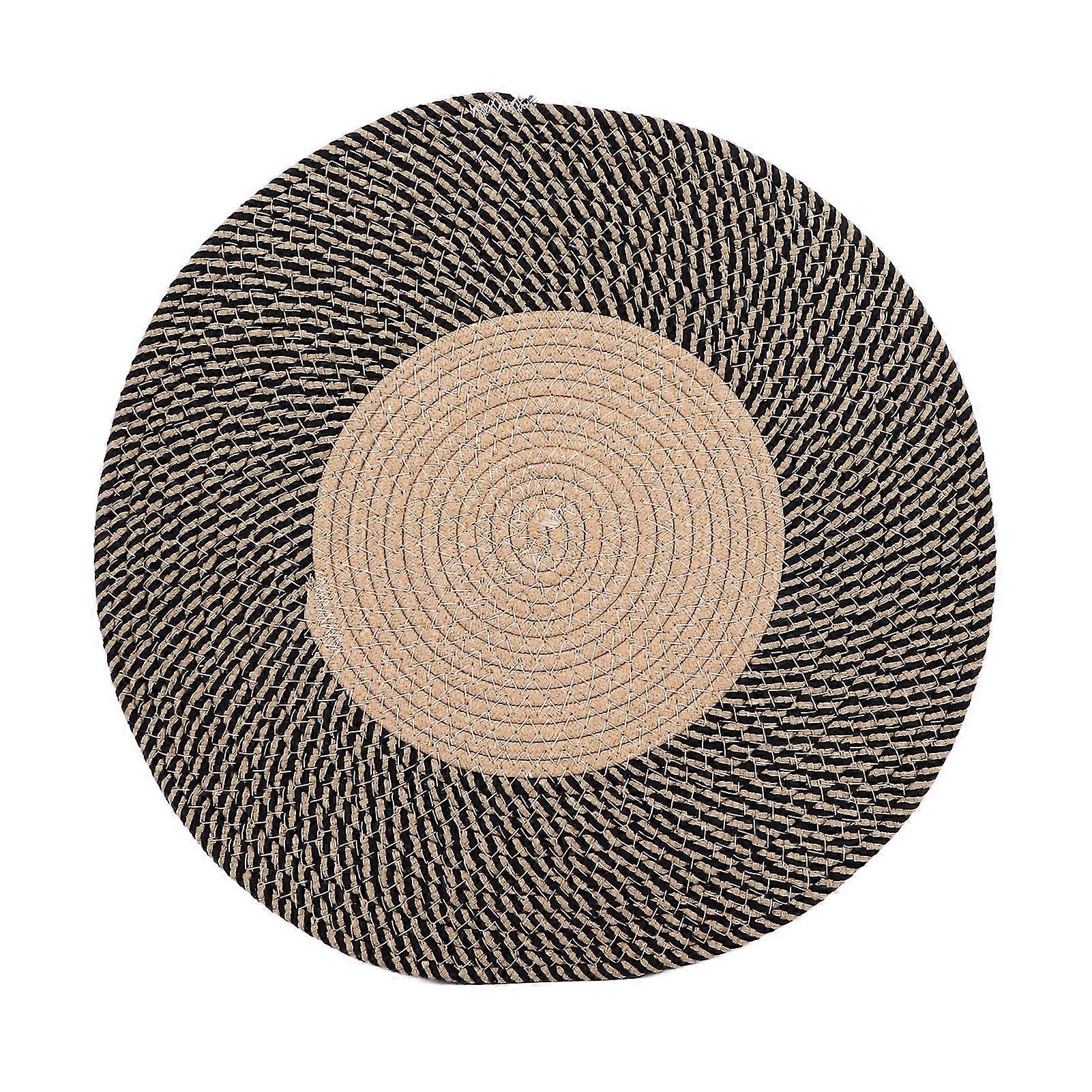 Reversible Jute Round Rug