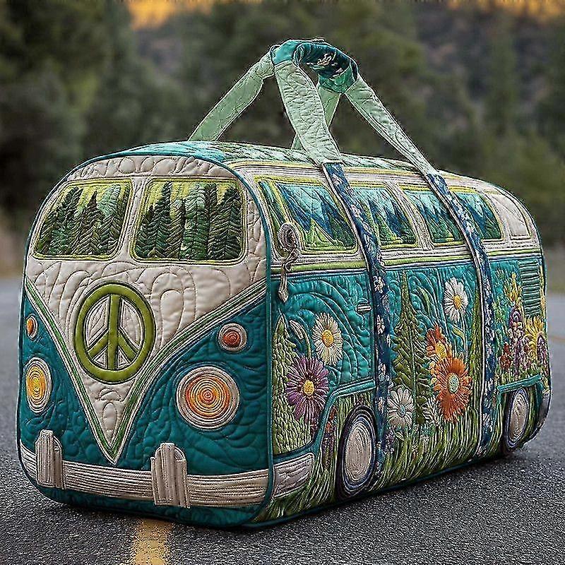 Boho Quilted Weekender Bag