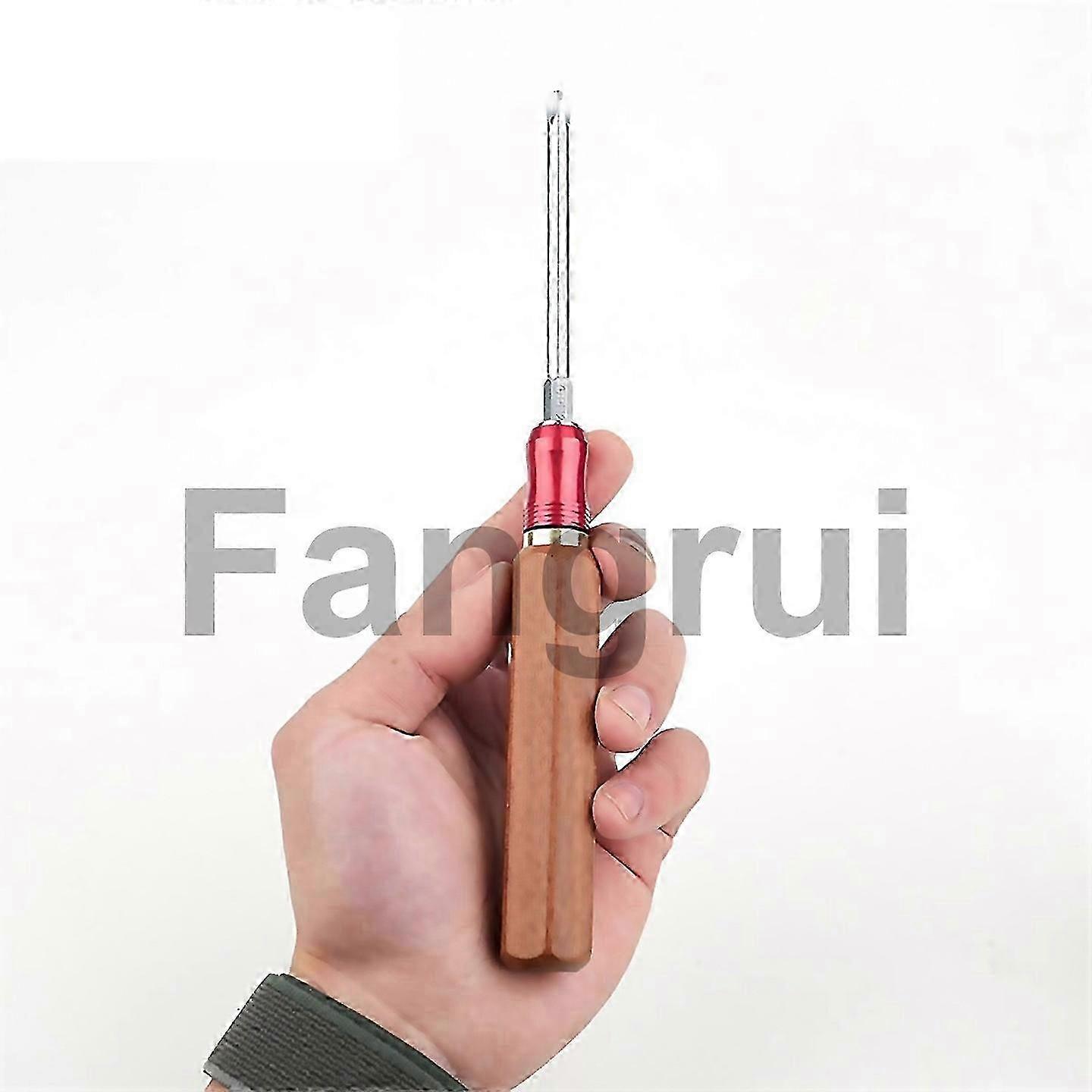Wood-Handle Magnetic Bit Screwdriver Set