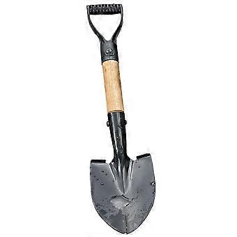14 Inch Metal Kids Garden Shovel with Ergonomic DHandle, Durable Kids Beach Shovel for Camping and Outdoor Play