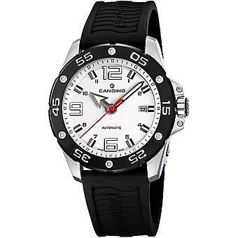 Candino planetsolar Automatic Analog Man Watch with C4453/1 Rubber Bracelet