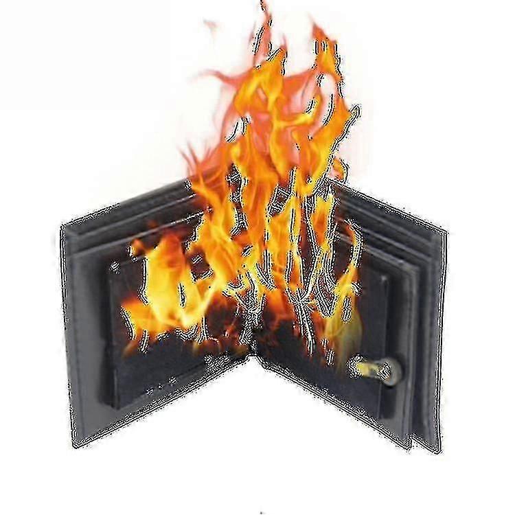 New Magic Fire Wallet for Stage Performance - Illusionist Props with Flame Effect