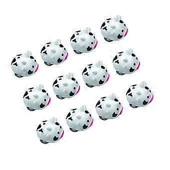 Pull Back Car Toys Cartoon Cow Animal Back Vehicle for Kids Playing 12Pcs