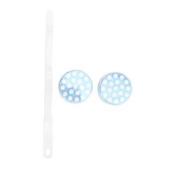 Back Lotion Applicator with Rotating Massage Roller, Detachable Long Handle for Even Lotion Application