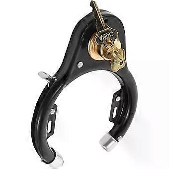 Cadeado multifuncional para motocicletas e bicicletas, com sistema de travamento por cabo de aço, fabricado em liga de zinco e aço, portátil, de alta segurança e resistente a roubos, ideal para uso em atividades ao ar livre e ciclismo.