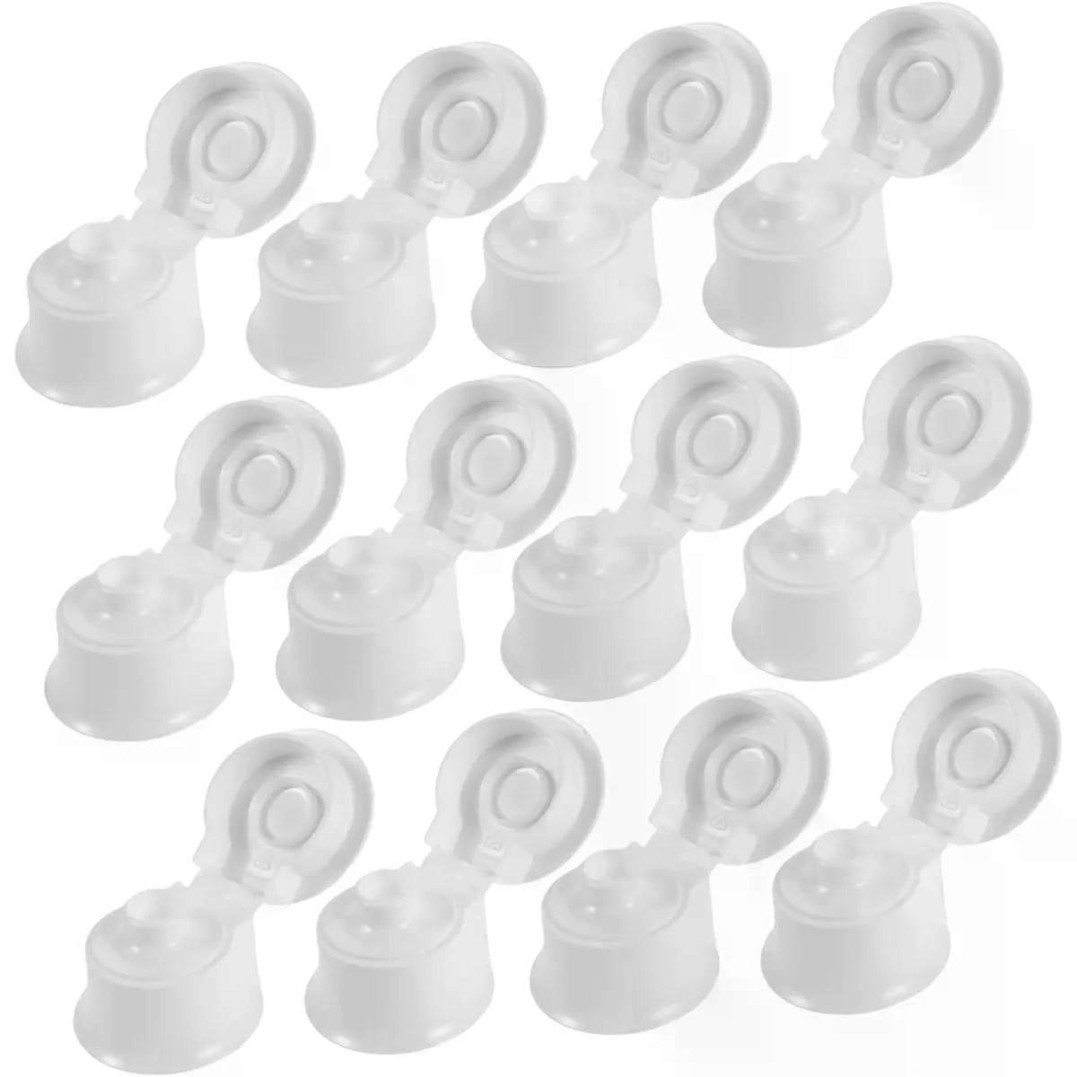 50pcs Flip Top Toothpaste Tube Caps, PP Plastic Replacement Covers