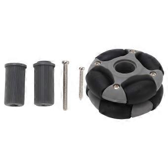 48mm Omnidirectional Wheel Double Row Multi Directional Wheel Substituição Omni Wheel 14036 para a indústria de robôs