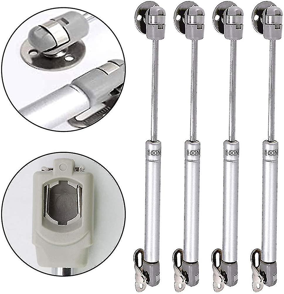 Set Of 4 Automatic Gas Springs For Kitchen Cupboard Cover. Toy Box. Soft Opening